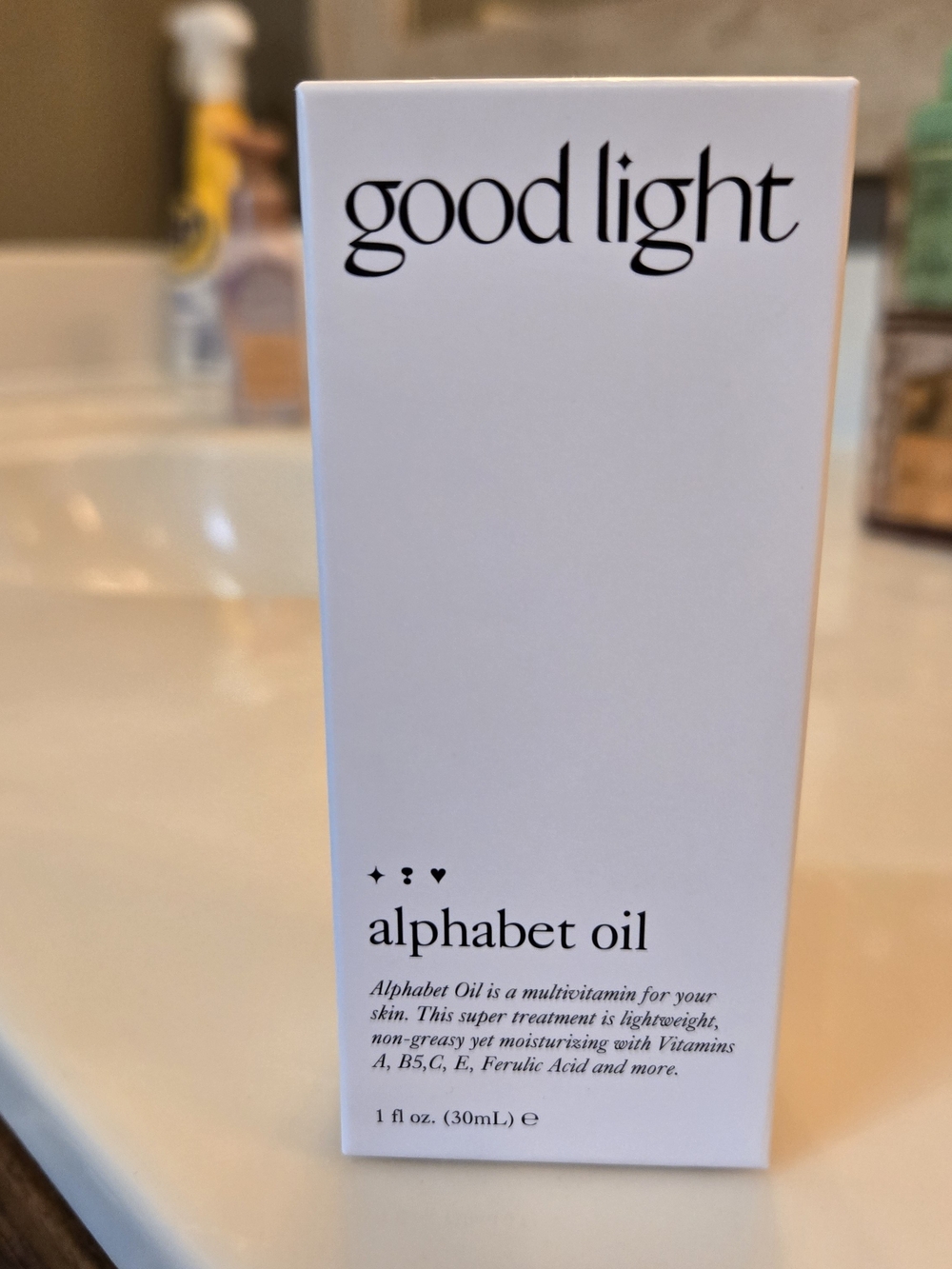 good light Alphabet Oil - Lightweight Facial Oil